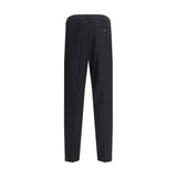Giorgio Armani Black Cotton Casual Pants