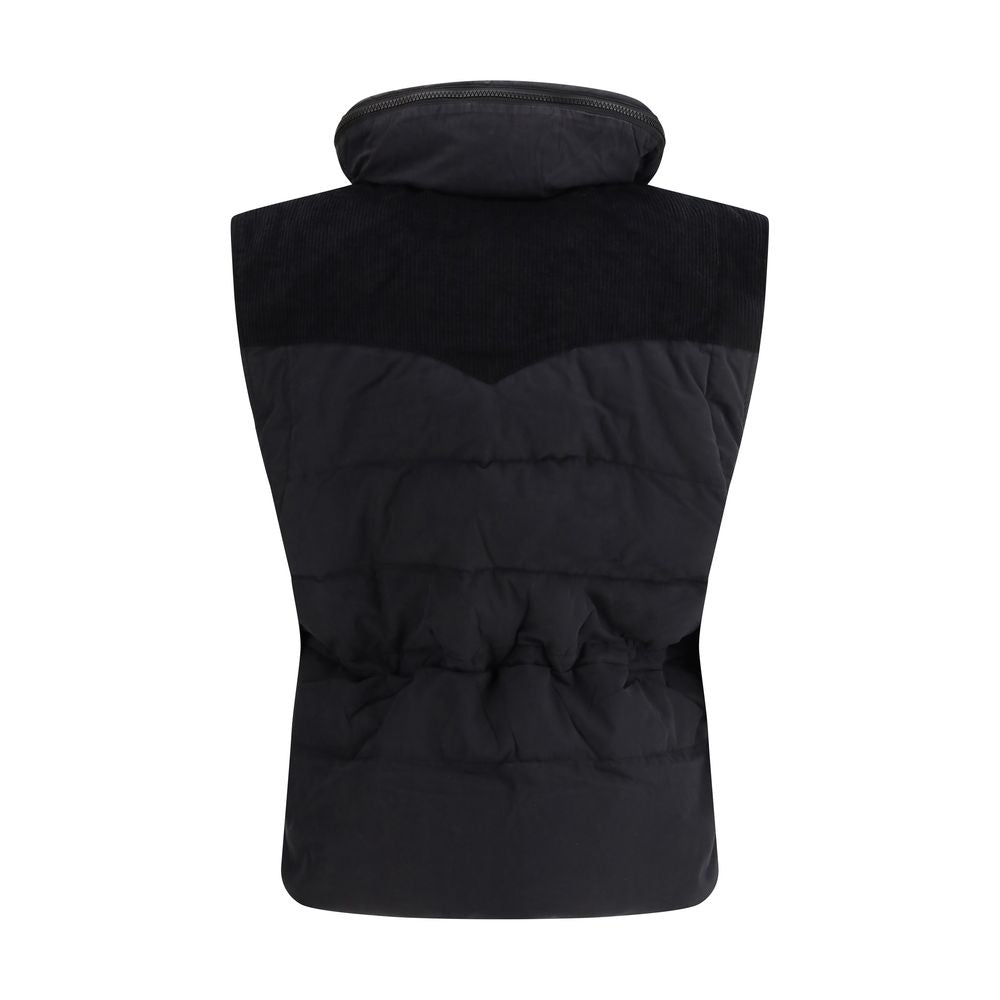 Marant Etoile Black Polyamide Sleveless Jacket