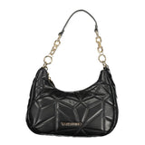 Mario Valentino Nero Polyurethane Women's Bag with Removable Shoulder Strap