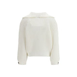 Brunello Cucinelli White Cotton Sweatshirt