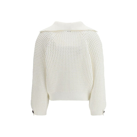 Brunello Cucinelli White Cotton Sweatshirt
