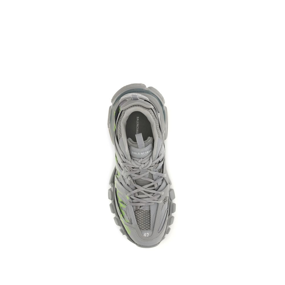 Balenciaga Gray Polyester Athletic Sneakers