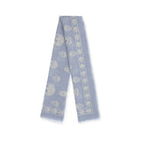 Alexander McQueen Light Blue Modal Scarf