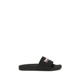Balenciaga Black Rubber Slippers
