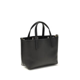 Burberry Black Calf Leather Bos Taurus Shoulder Bag