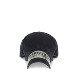Balenciaga Black Cotton Cap (Baseball Hat)