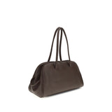Jacquemus Brown Calf Leather Bos Taurus Shoulder Bag