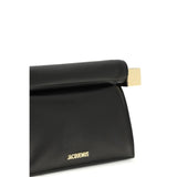 Jacquemus Black Lamb Ovis Aries Aries Clutch Bag