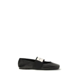Givenchy Black Lamb Ovis Aries Aries Ballet Flats
