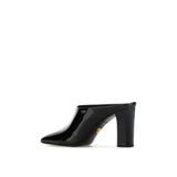 Prada Black Calfskin Mules