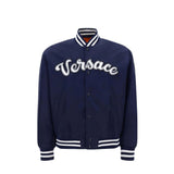 Versace Blue Nylon Bomber