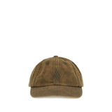 The Attico Brown Cotton Cap (Baseball Hat)