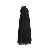 Marant Etoile Black Cotton Casual Dress