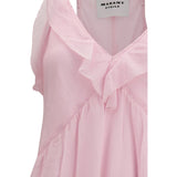 Marant Etoile Multicolor Cotton Casual Dress