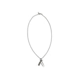 MM6 Silver Metal Necklace