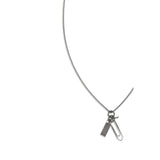 MM6 Silver Metal Necklace