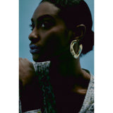 Patrizia Pepe Gold Plastic Earrings