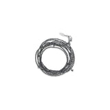 Brunello Cucinelli Black Silver Bracelet