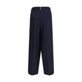 Fabiana Filippi Blue Polyester Casual Pants