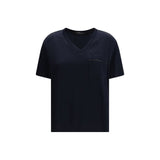 Fabiana Filippi Blue Viscose T-Shirt