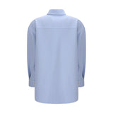 Fabiana Filippi Blue Wool Full-Length Jacket