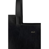 Bally Black Calf Leather Bos Taurus Shoulder Bag