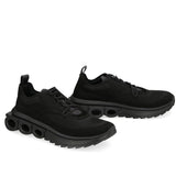 Salvatore Ferragamo Black Fabric Athletic Sneakers