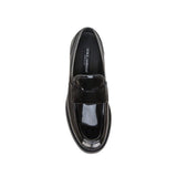 Dolce & Gabbana Black Calfskin Slip-On Loafers