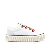 Lanvin White Cotton Low Top Sneakers
