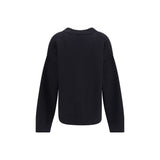 Ami Paris Black Fleece Wool Cardigan