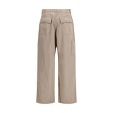 Balenciaga Beige Cotton Casual Pants