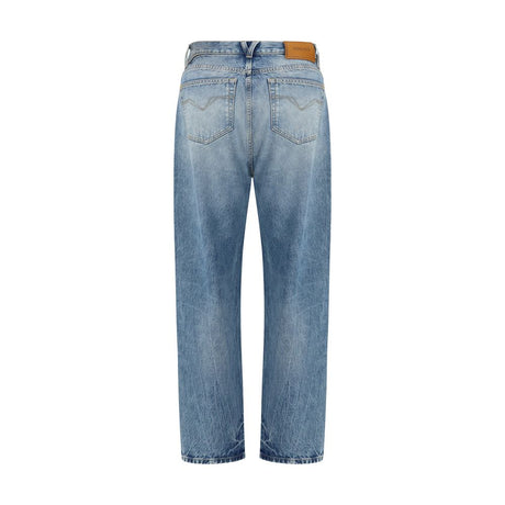 Versace Light Blue Cotton Jeans Denim