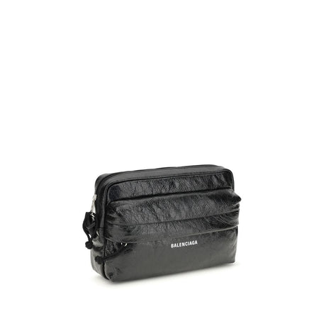 Balenciaga Black Lamb Ovis Aries Aries Shoulder Bag