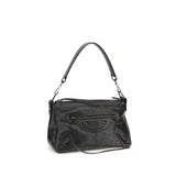 Balenciaga Black Lamb Ovis Aries Aries Shoulder Bag
