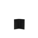Valentino Garavani Black Calf Leather Bos Taurus Wallet