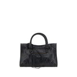 Balenciaga Black Calf Leather Bos Taurus Shoulder Bag