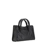 Balenciaga Black Calf Leather Bos Taurus Shoulder Bag