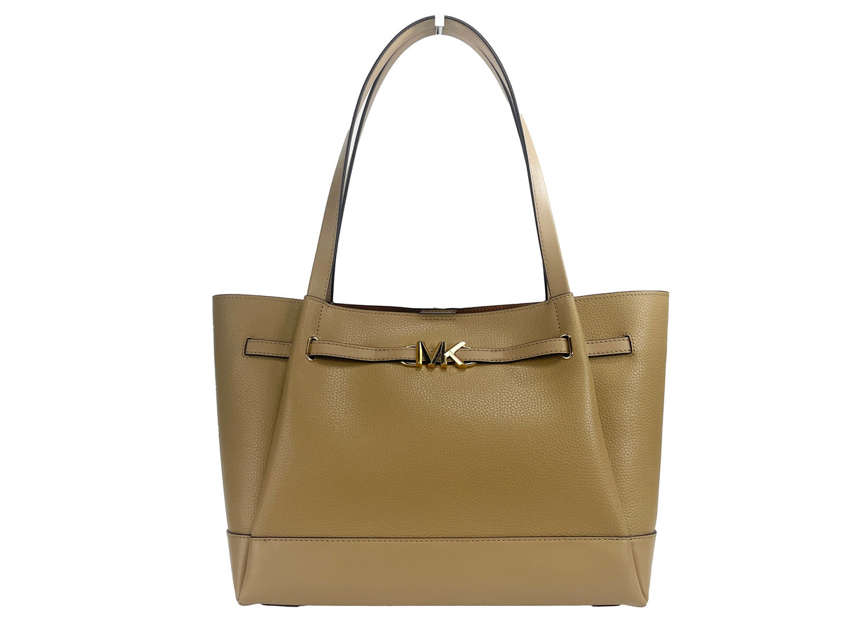 Michael Kors Brown Pebbled Leather Tote Bag