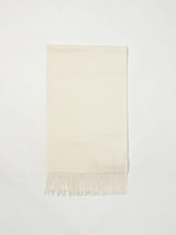 Max Mara White Cashmere Scarf