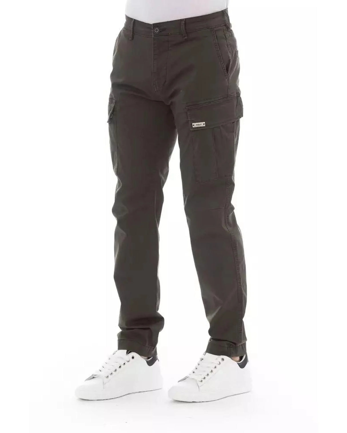 Baldinini Trend Army Cotton Cargo Pants