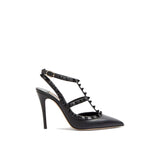 Valentino Garavani Black Calfskin High Heel Pumps
