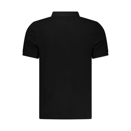North Sails Black Cotton Mens Polo Shirt