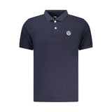 North Sails Blue Cotton Men Polo Shirt