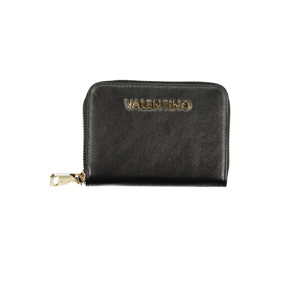 Mario Valentino Black Polyurethane Women Wallet