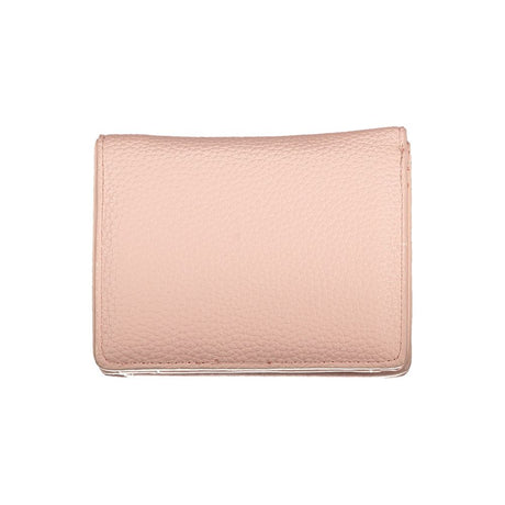 Mario Valentino Pink Polyethylene Wallet