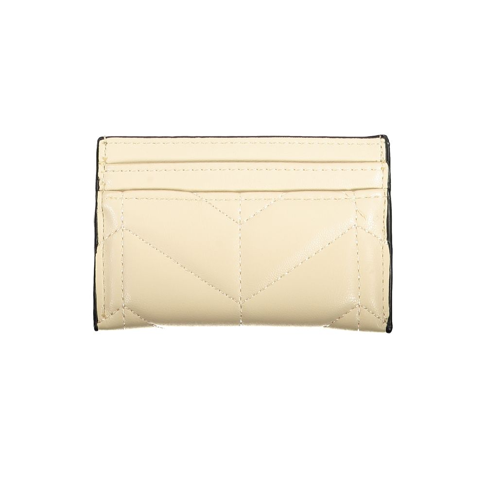 Mario Valentino Beige Polyurethane Women Wallet