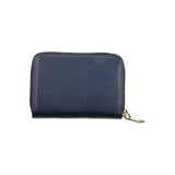 Mario Valentino Blue Polyurethane Women Wallet