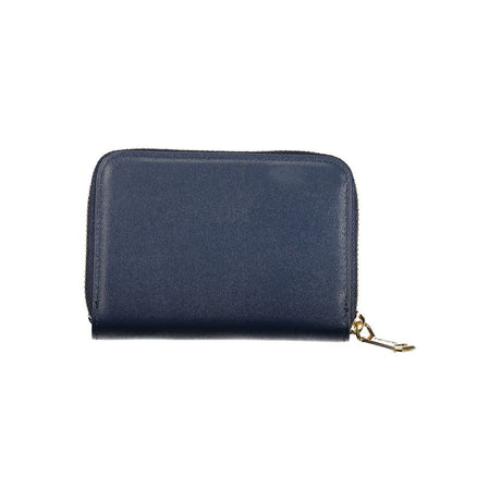 Mario Valentino Blue Polyethylene Wallet