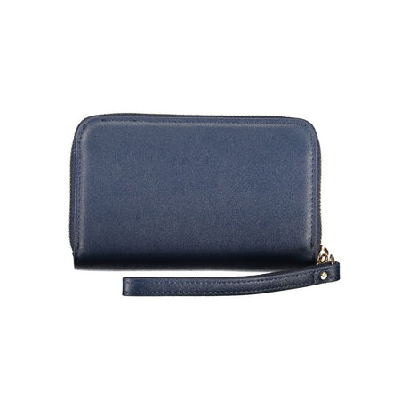 Mario Valentino Blue Polyethylene Wallet