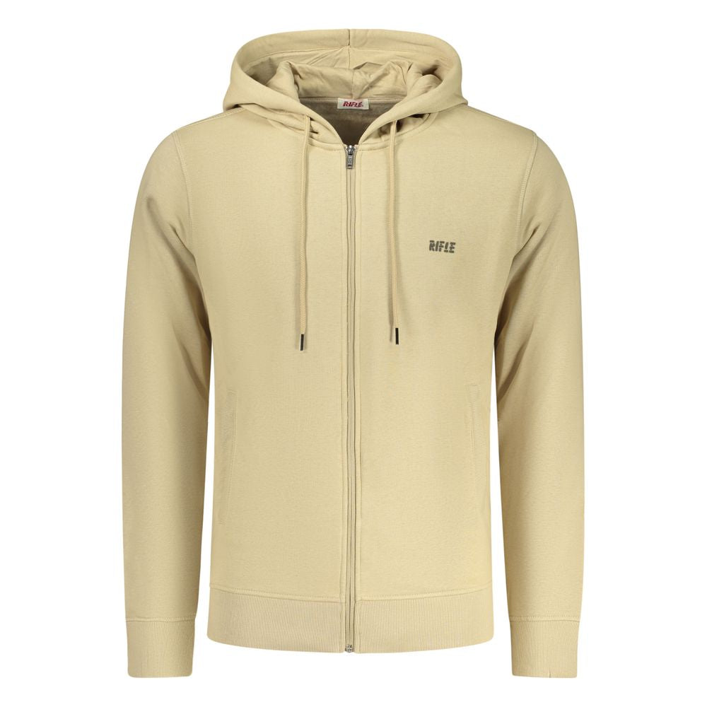 Rifle Beige Cotton Sweatshirt